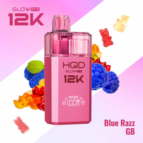 HQD Glow Pro 12K Prefilled Pod Kit | Blue Razz Gb